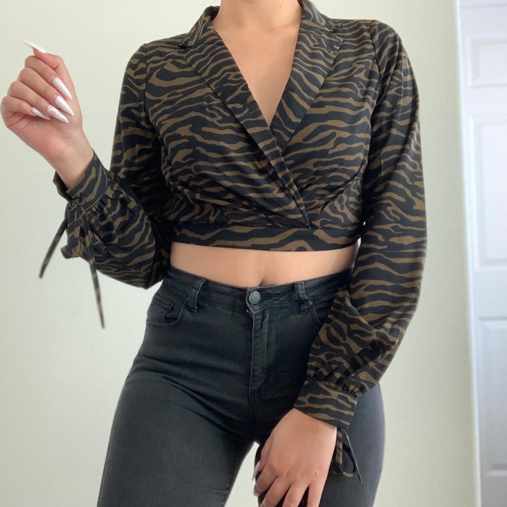 Crop top long sleeve